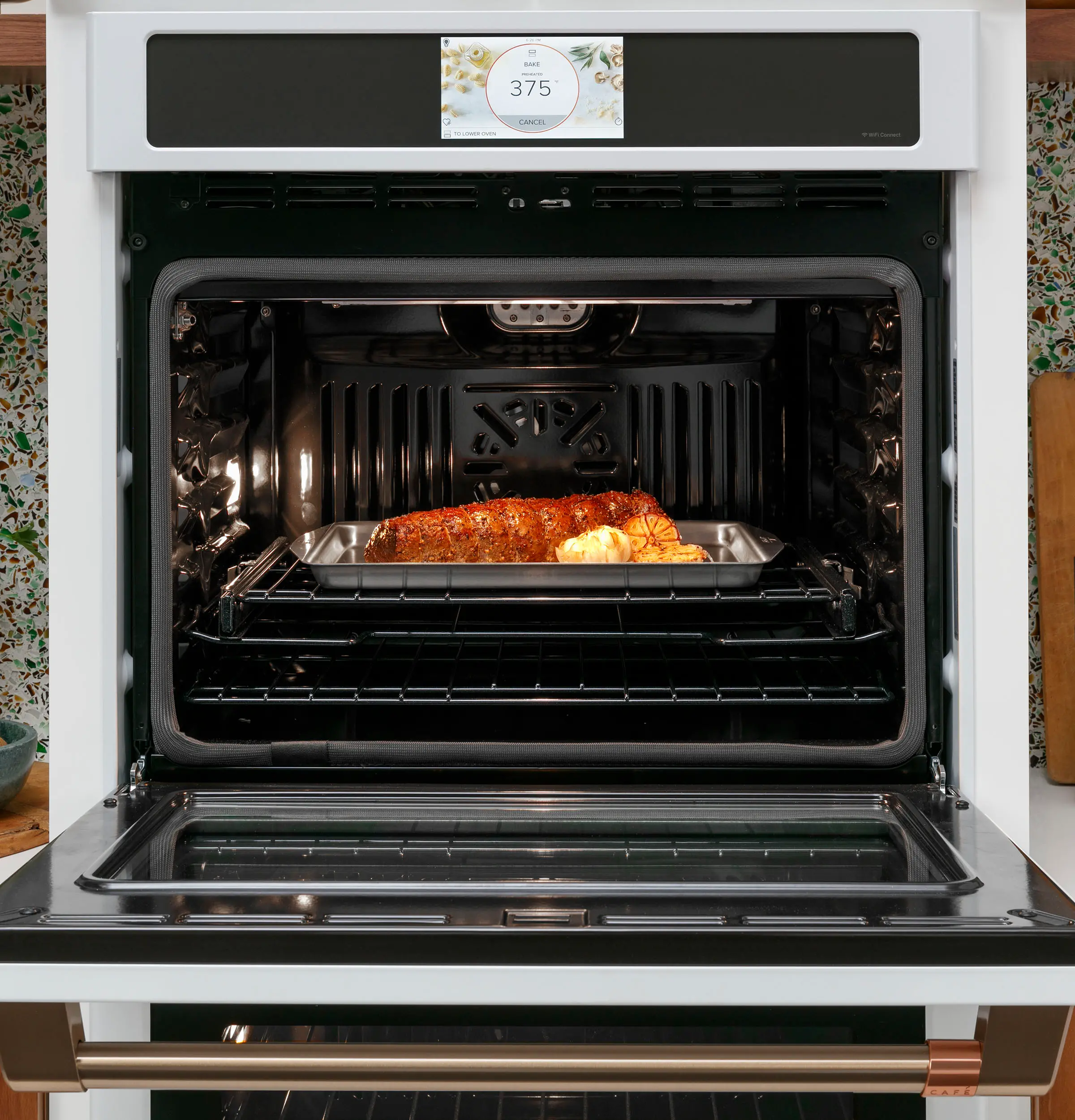 CTD90DP4NW2 Cafe 10 cu ft Double Wall Oven - White 30 Inch-7