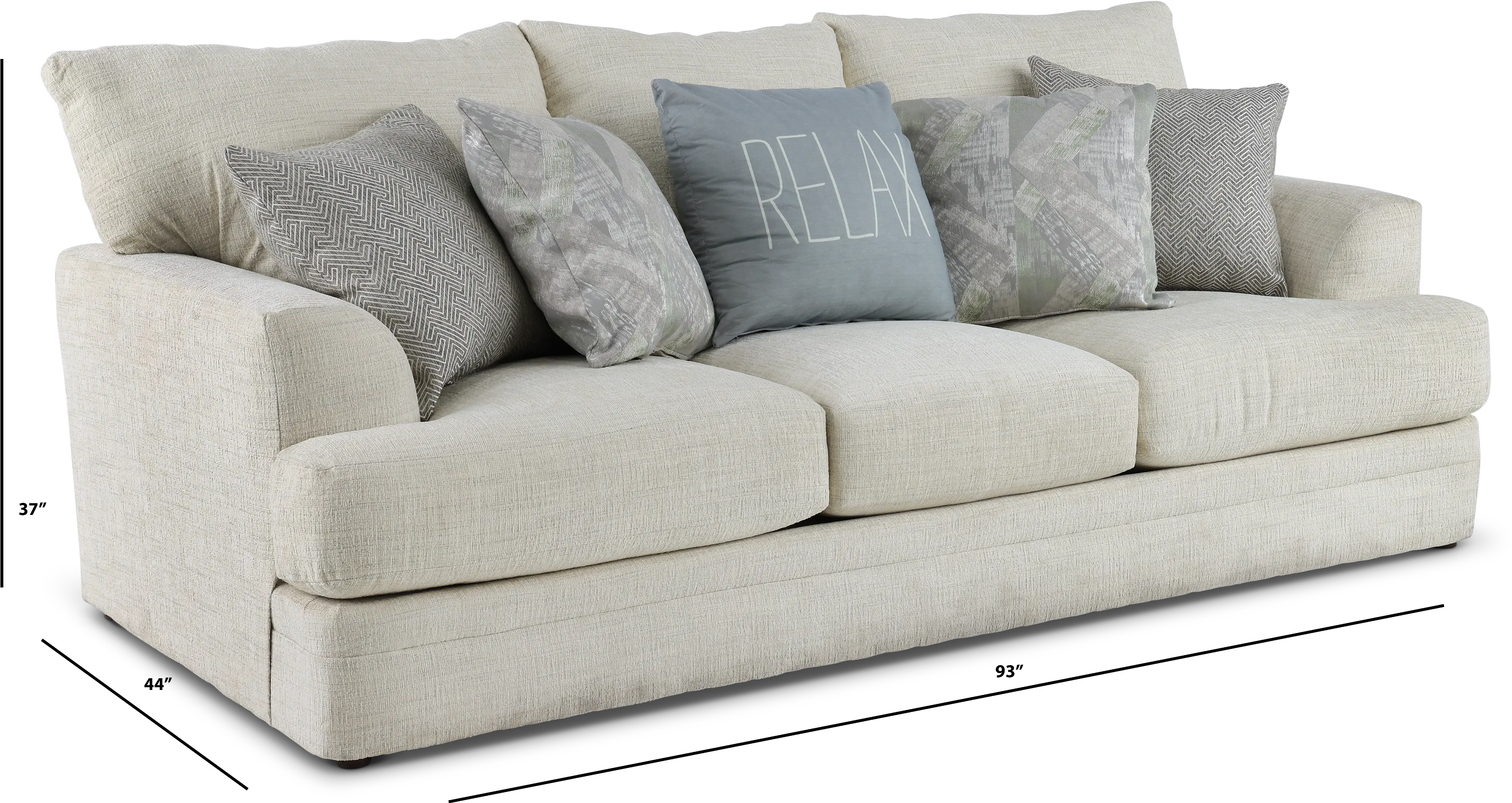4470-03/1680-16/SOFA/CREAM Zeller Cream Sofa-3