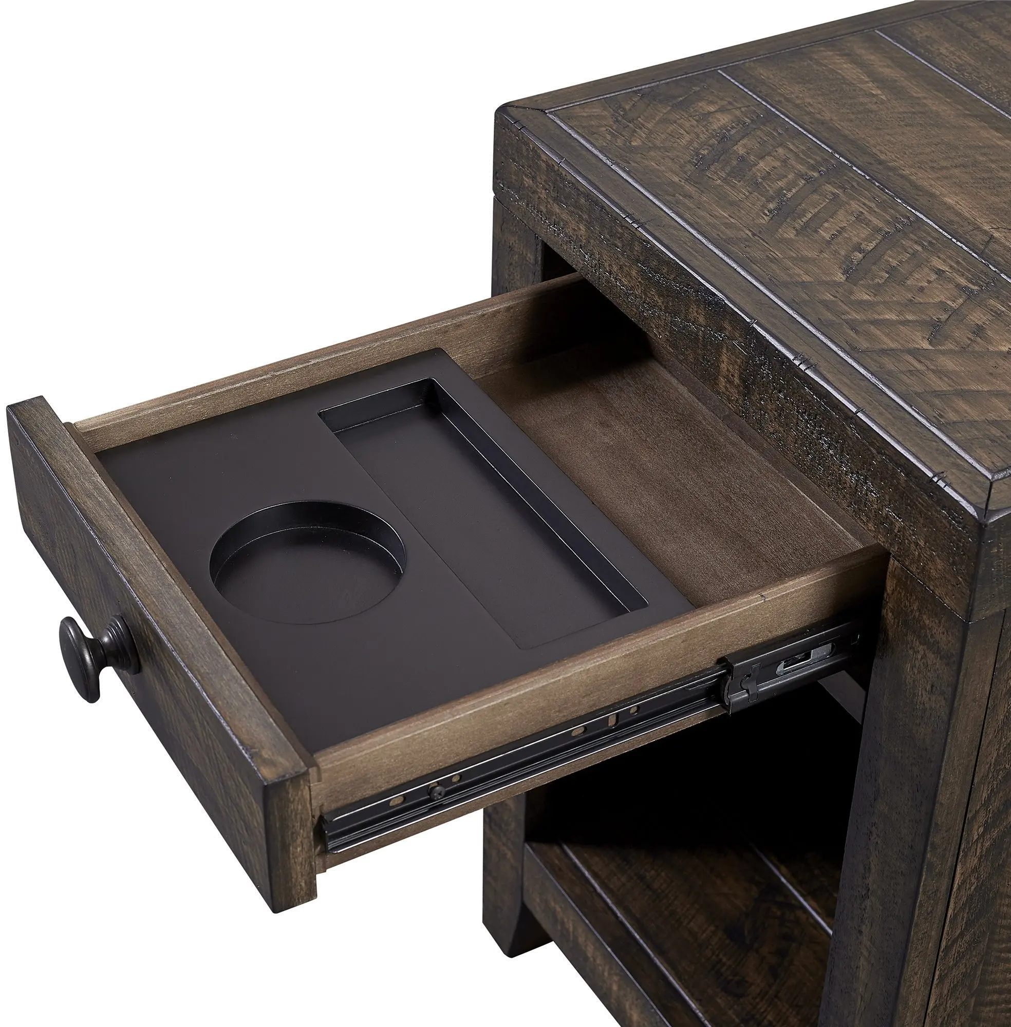 Tustin Brown Side Table-4