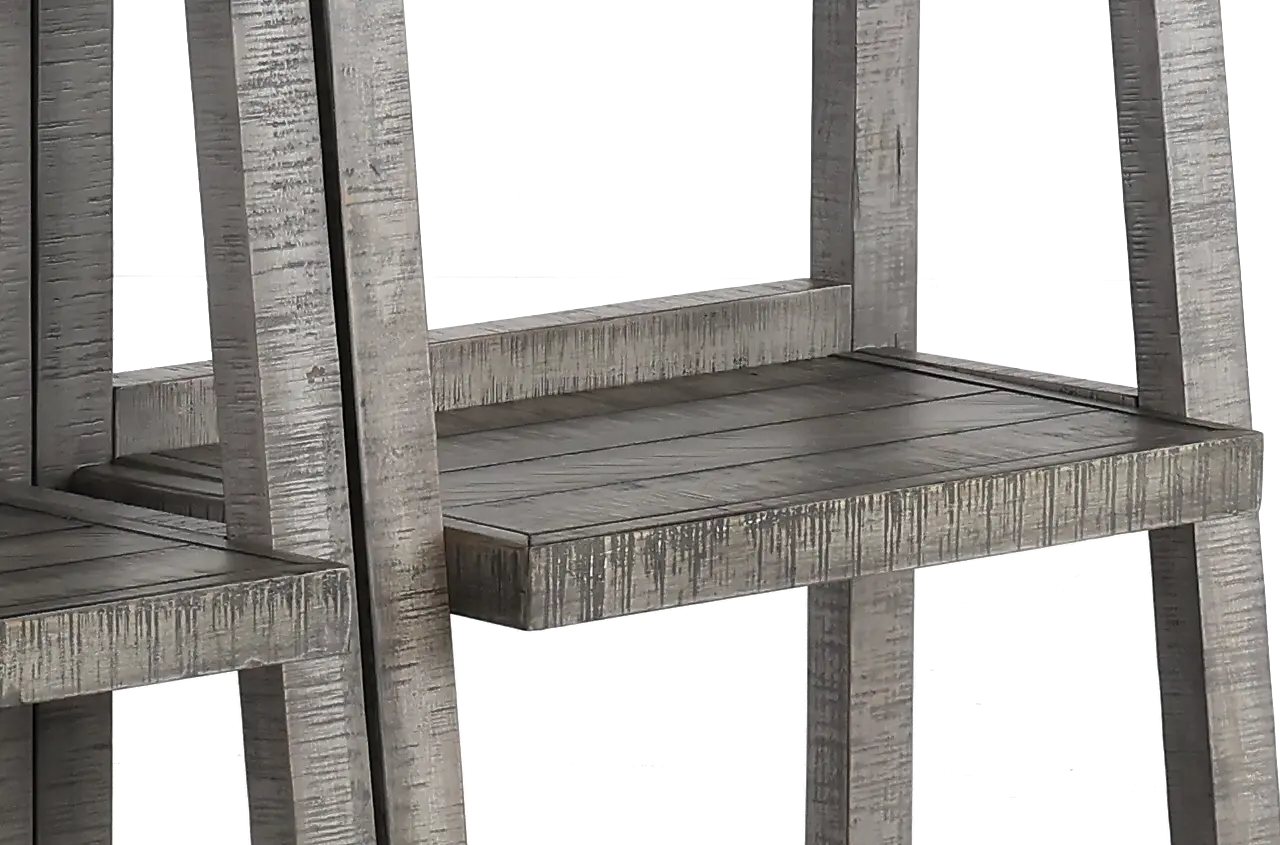 Tustin Stone Gray Set of Etagere Bookcases-6