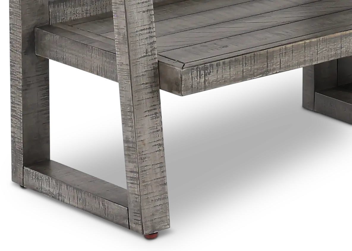 Tustin Stone Gray Set of Etagere Bookcases-7