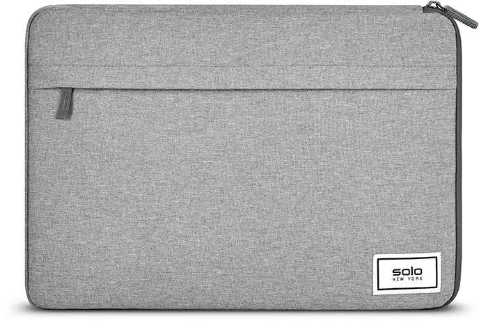 UBN105-10/GREY Solo Re:Focus Gray Laptop Sleeve-1