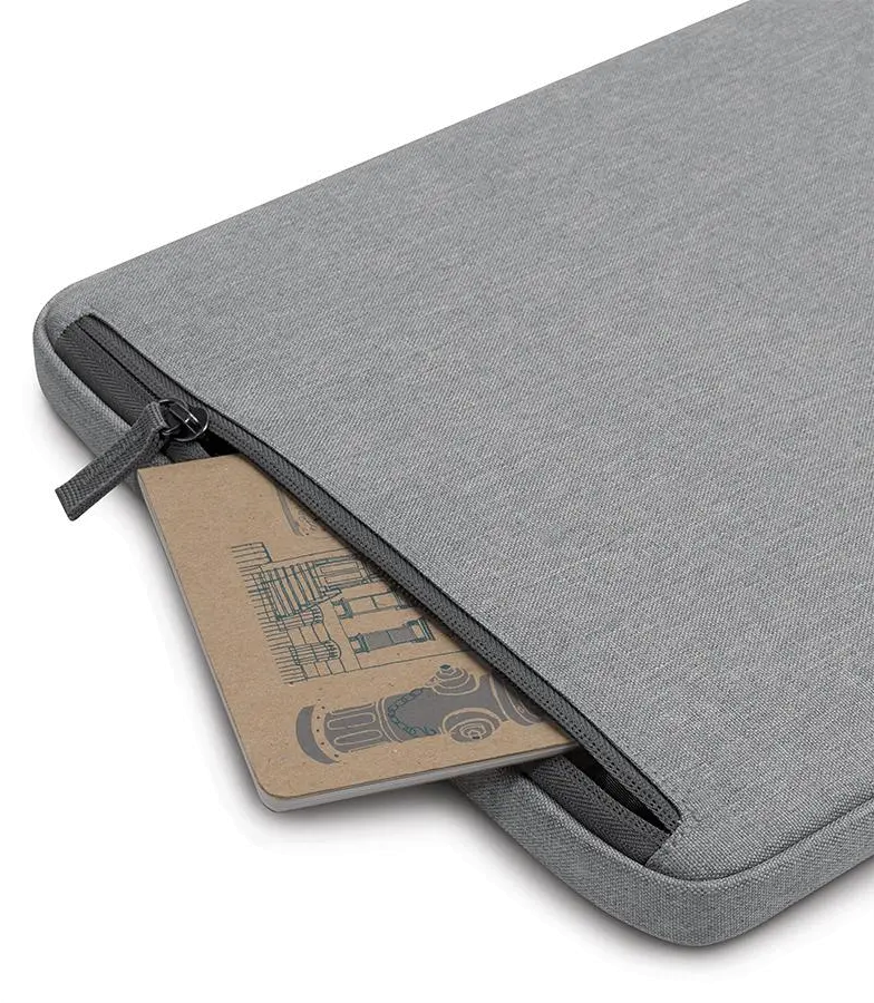 UBN105-10/GREY Solo Re:Focus Gray Laptop Sleeve-7