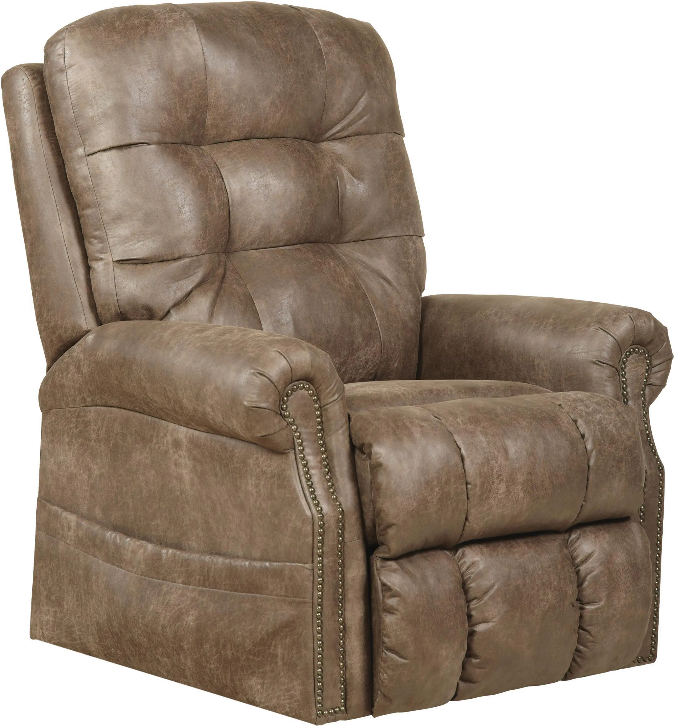 4857/1227-49/SILT Ramsey Light Brown Power Lift Recliner with Massage and Heat-1