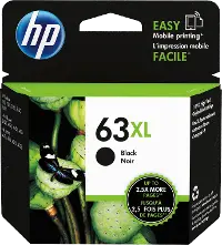 F6U64AN#140/63XL-BLACK HP 63XL Black Ink Cartridge