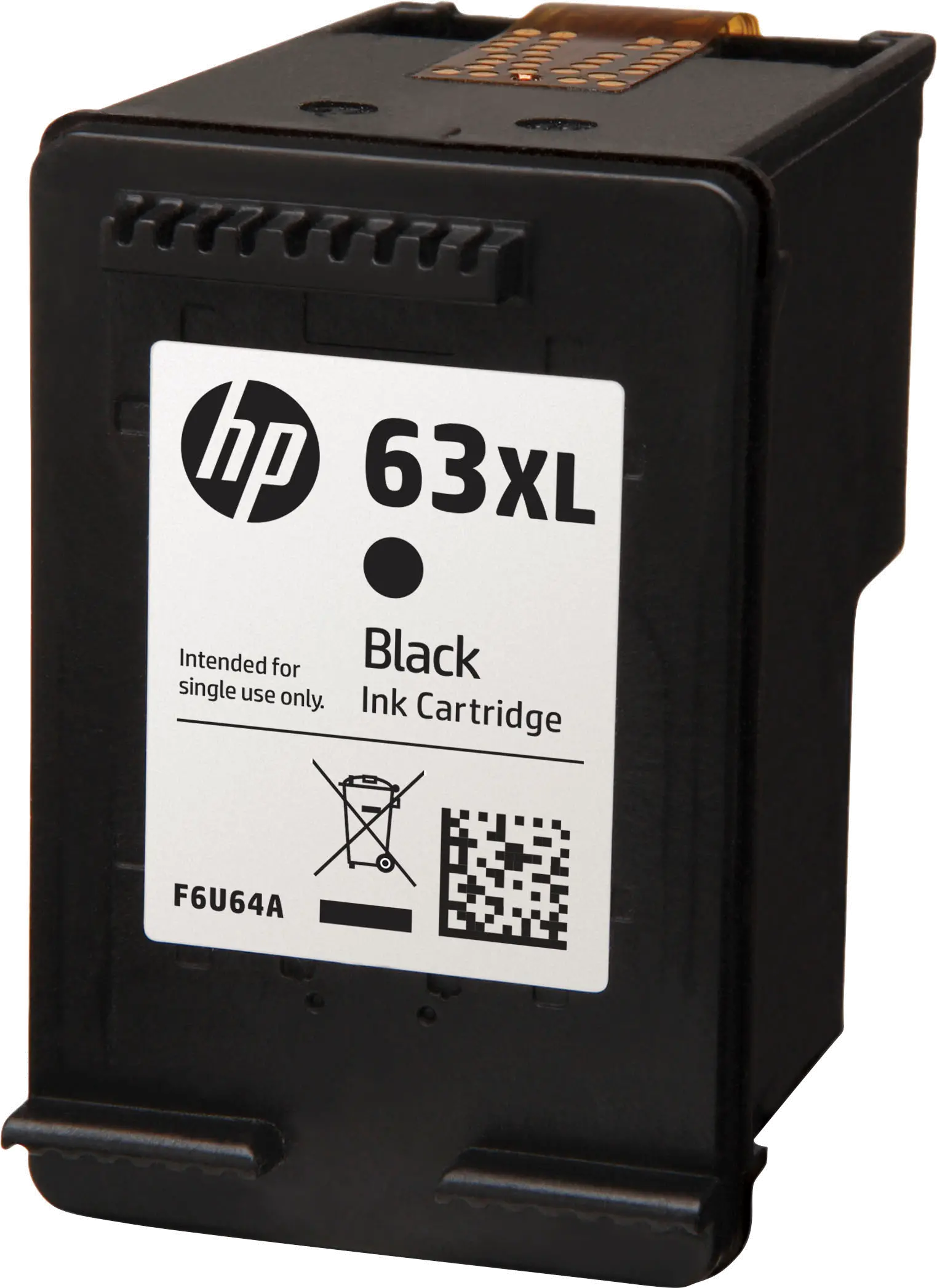 F6U64AN#140/63XL-BLACK HP 63XL Black Ink Cartridge-6