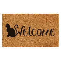 102161729 Feline Welcome Doormat