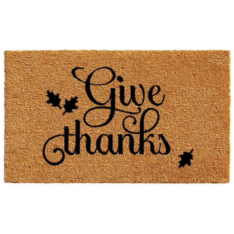 Give Thanks Doormat