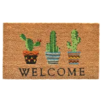 104051729 Cactus Welcome Doormat