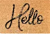 104762436 Canty Hello Natural Doormat