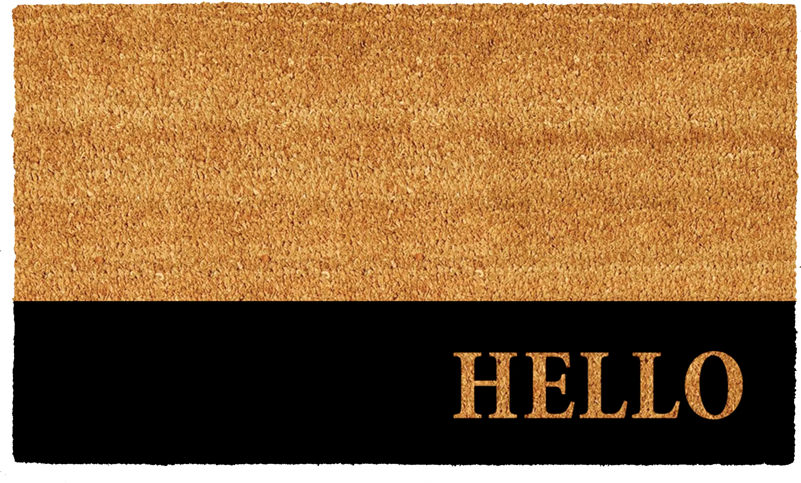 104863048 Hello Black Stripe Doormat-1