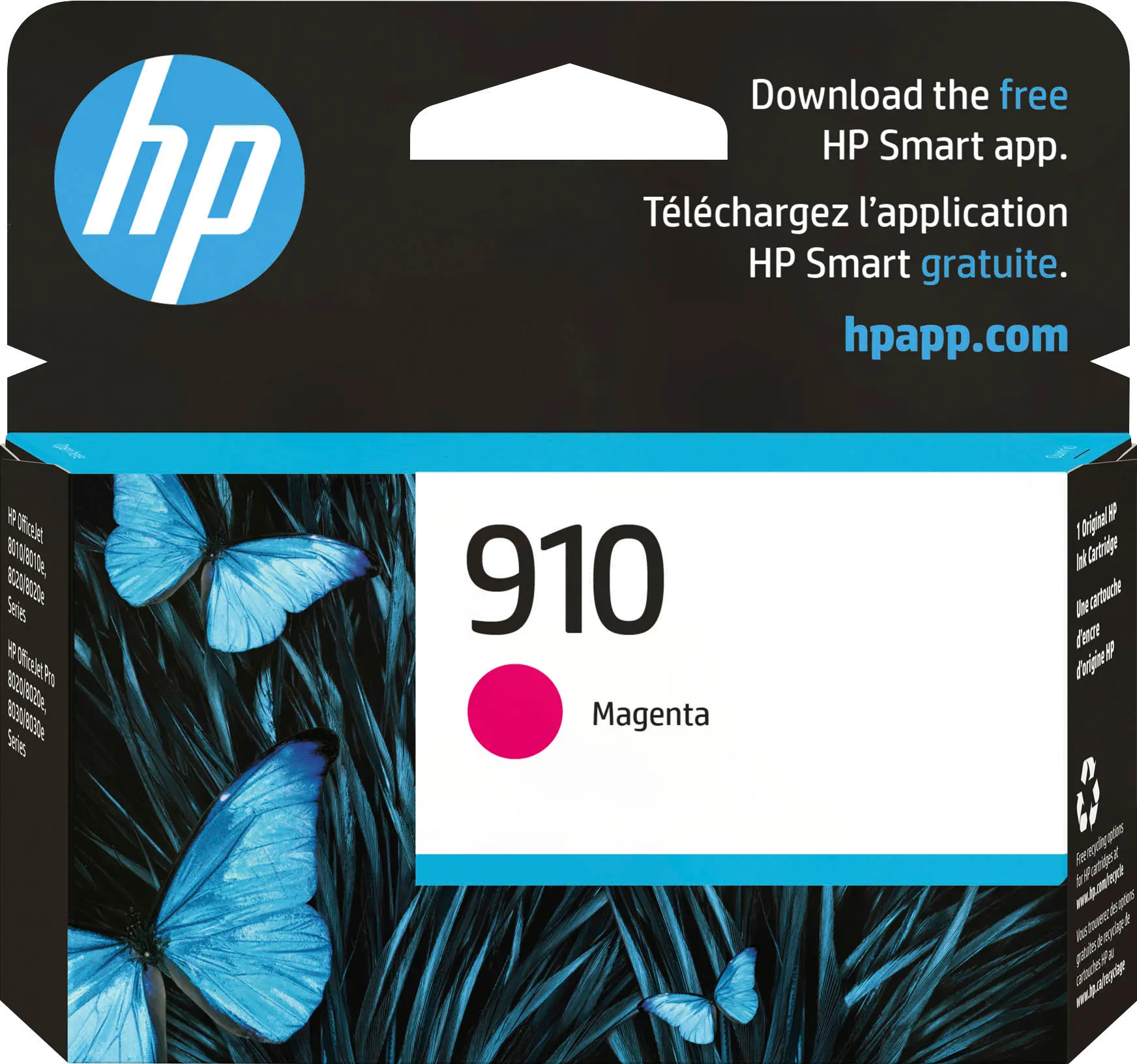 3YL59AN#140 HP 910 Magenta Ink Cartridge-1