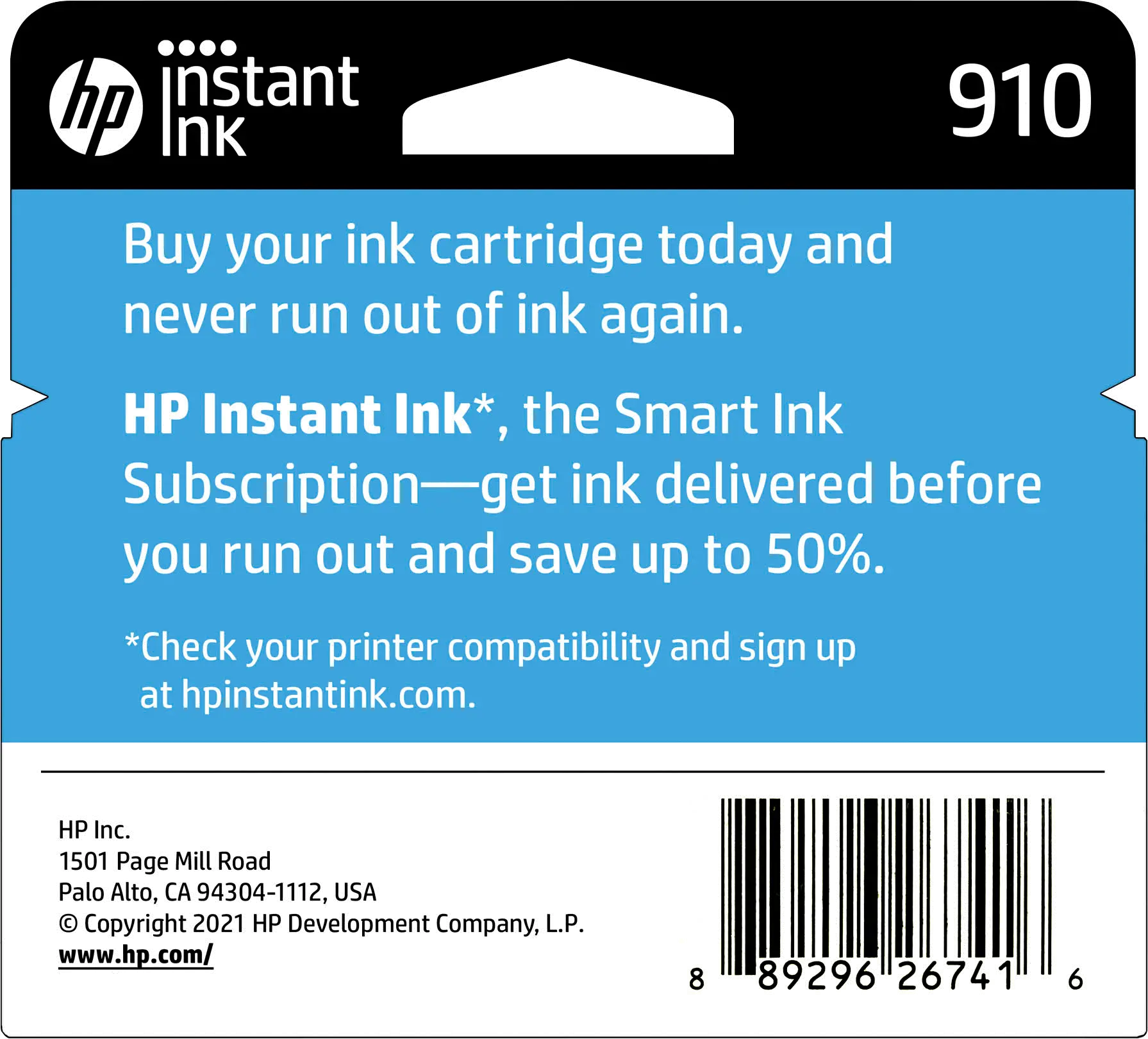 3YL61AN#140/910-BLACK HP 910 Black Ink Cartridge-4