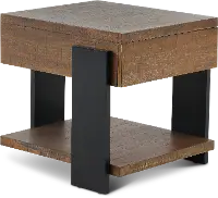 Winter Park Clay and Black End Table