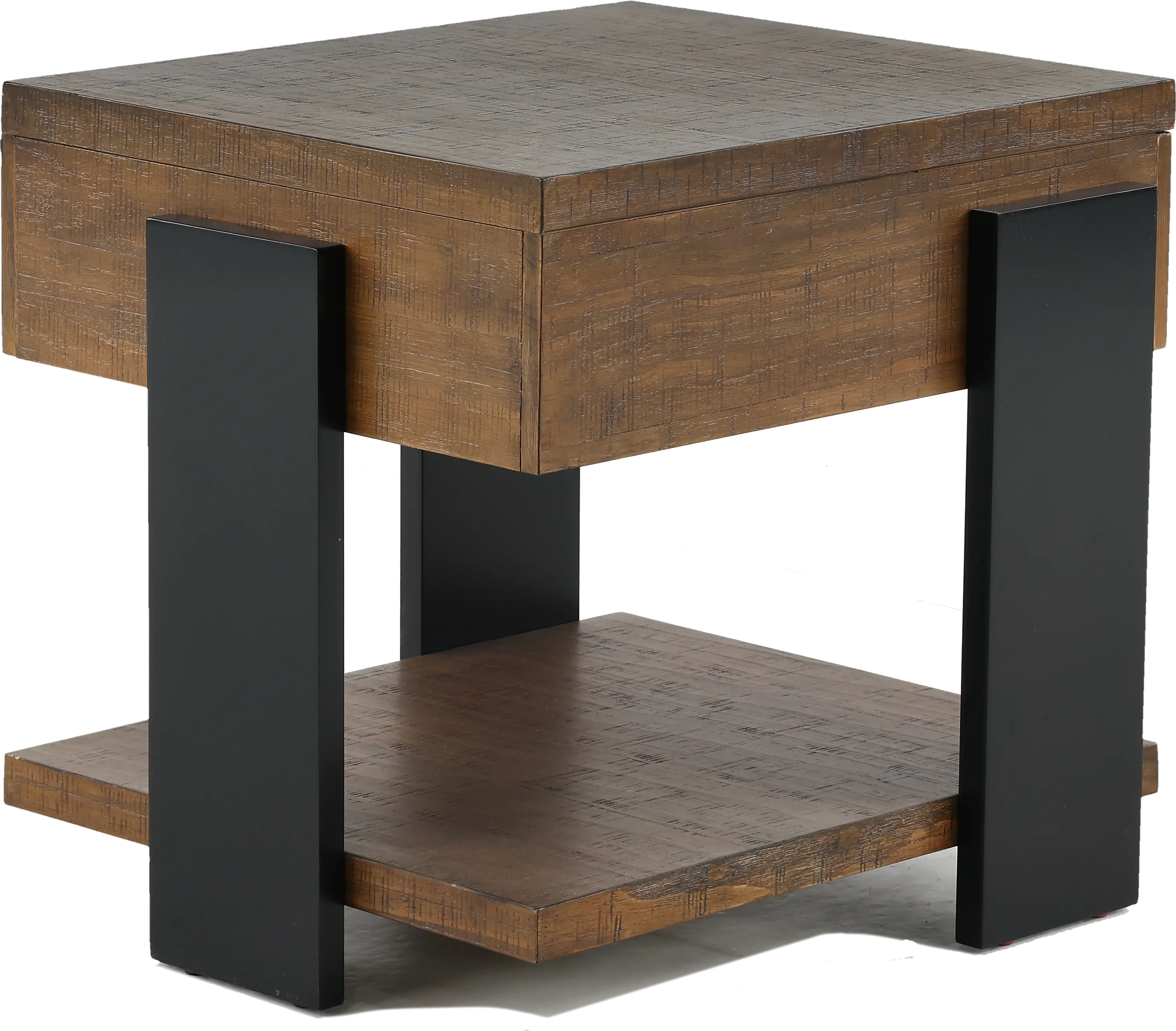 Winter Park Clay and Black End Table-6