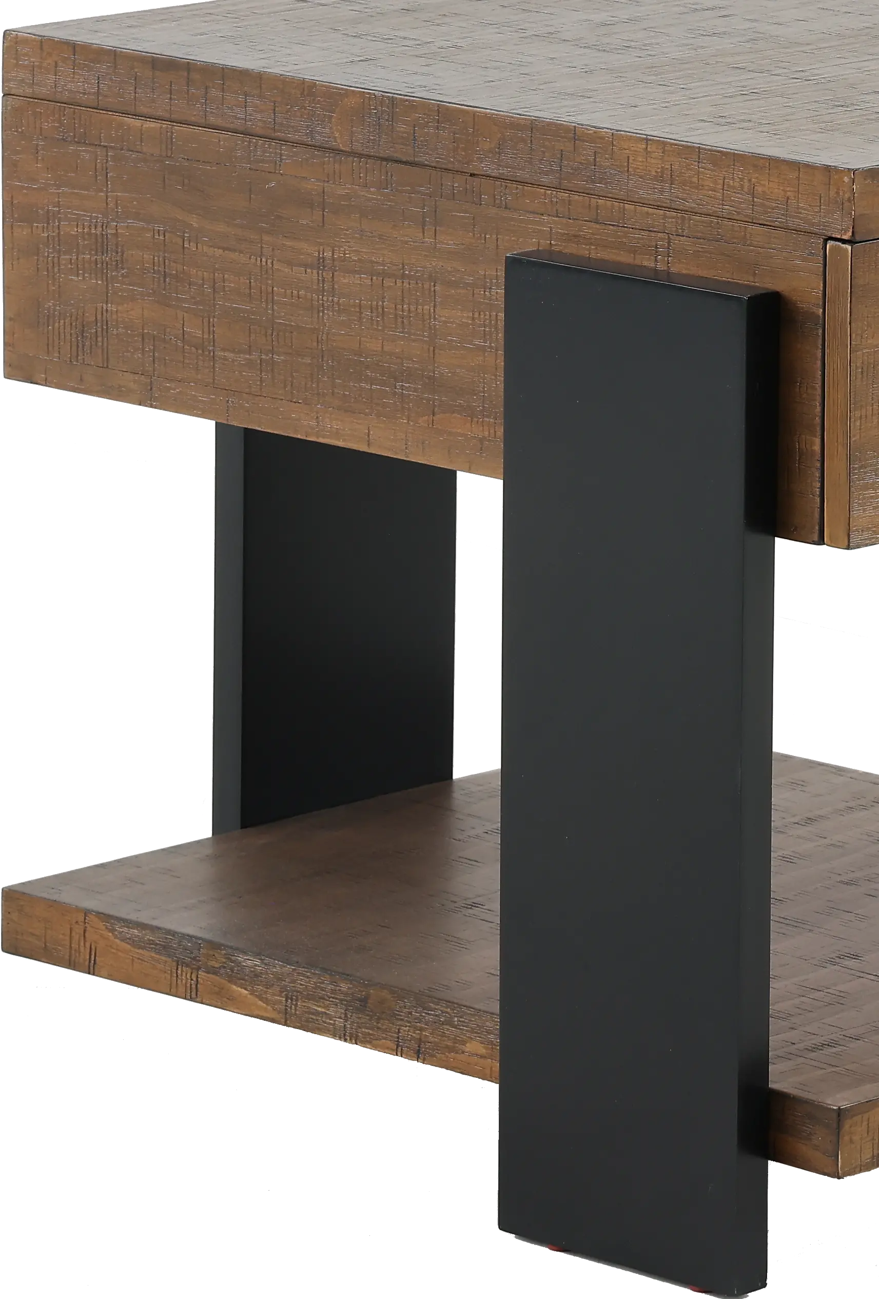 Winter Park Clay and Black End Table-2