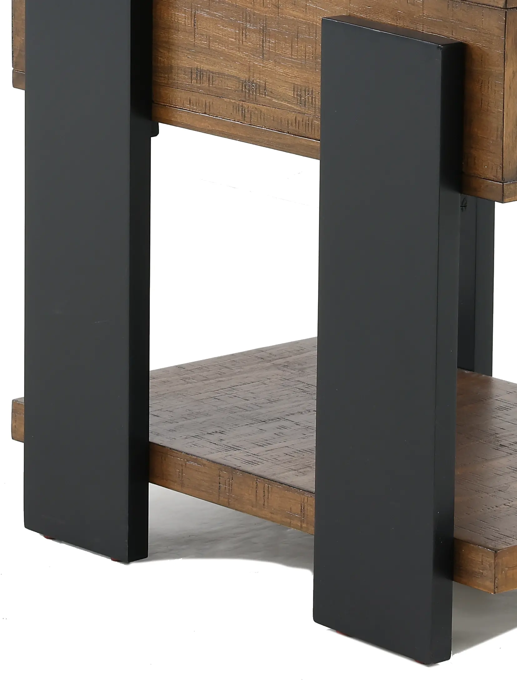 Winter Park Clay and Black Side Table-5