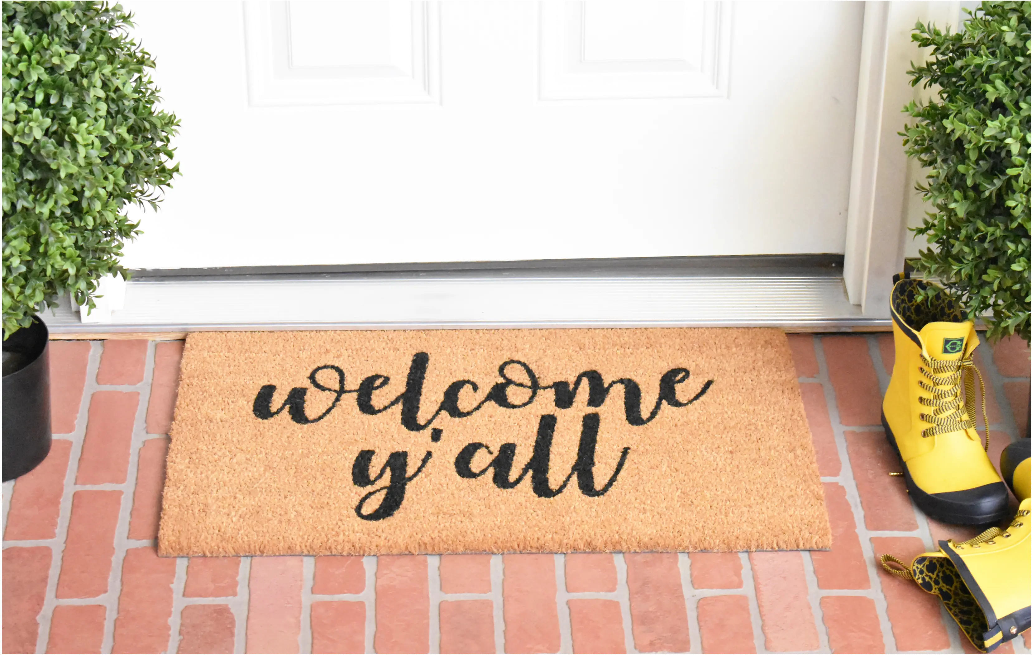 106041729 Welcome Y'all Doormat-2