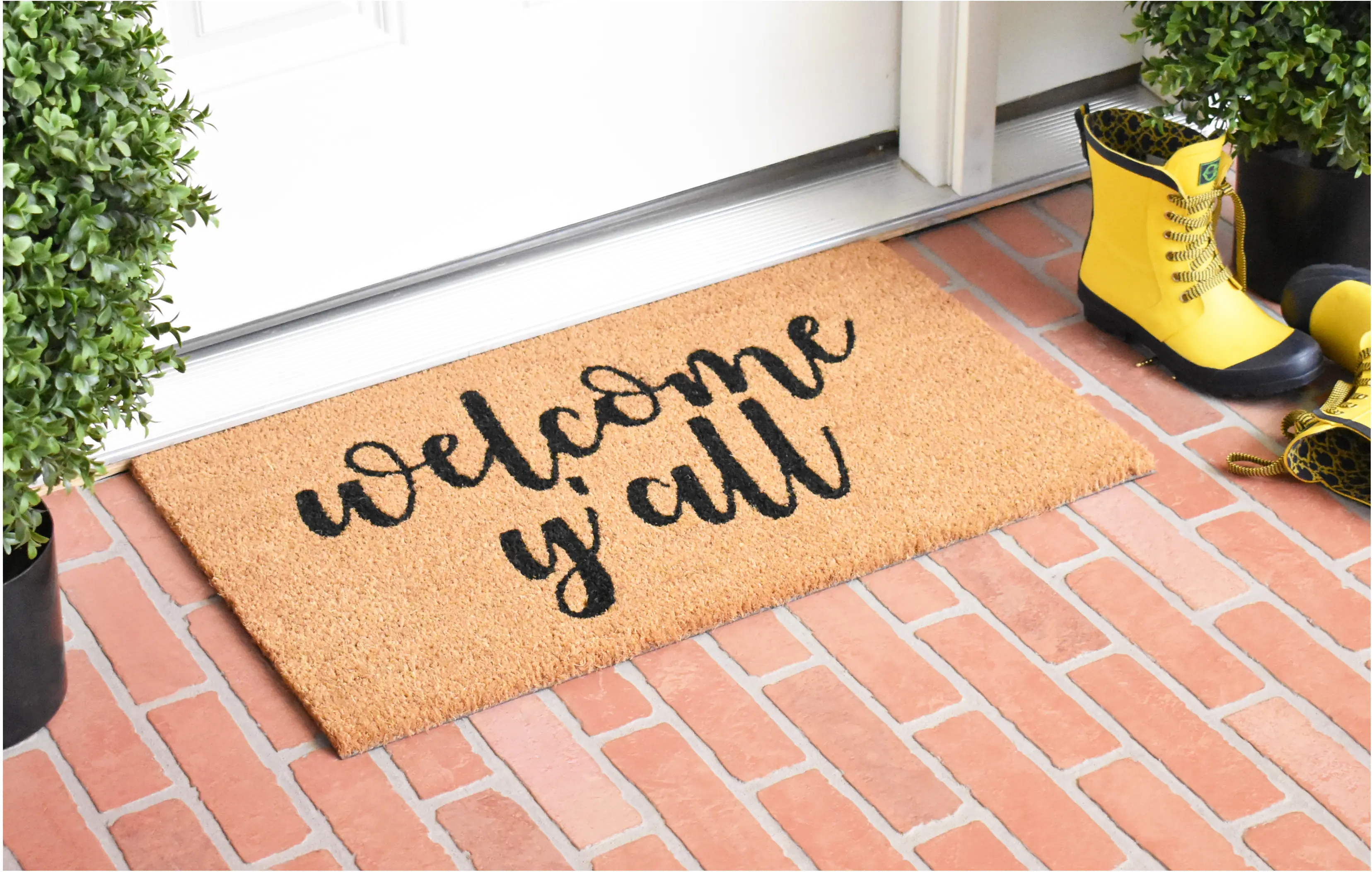 106041729 Welcome Y'all Doormat-3