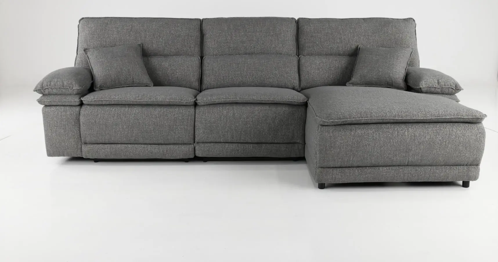 Merino Charcoal Gray 3-Piece Right Chaise Power Reclining Sofa-10