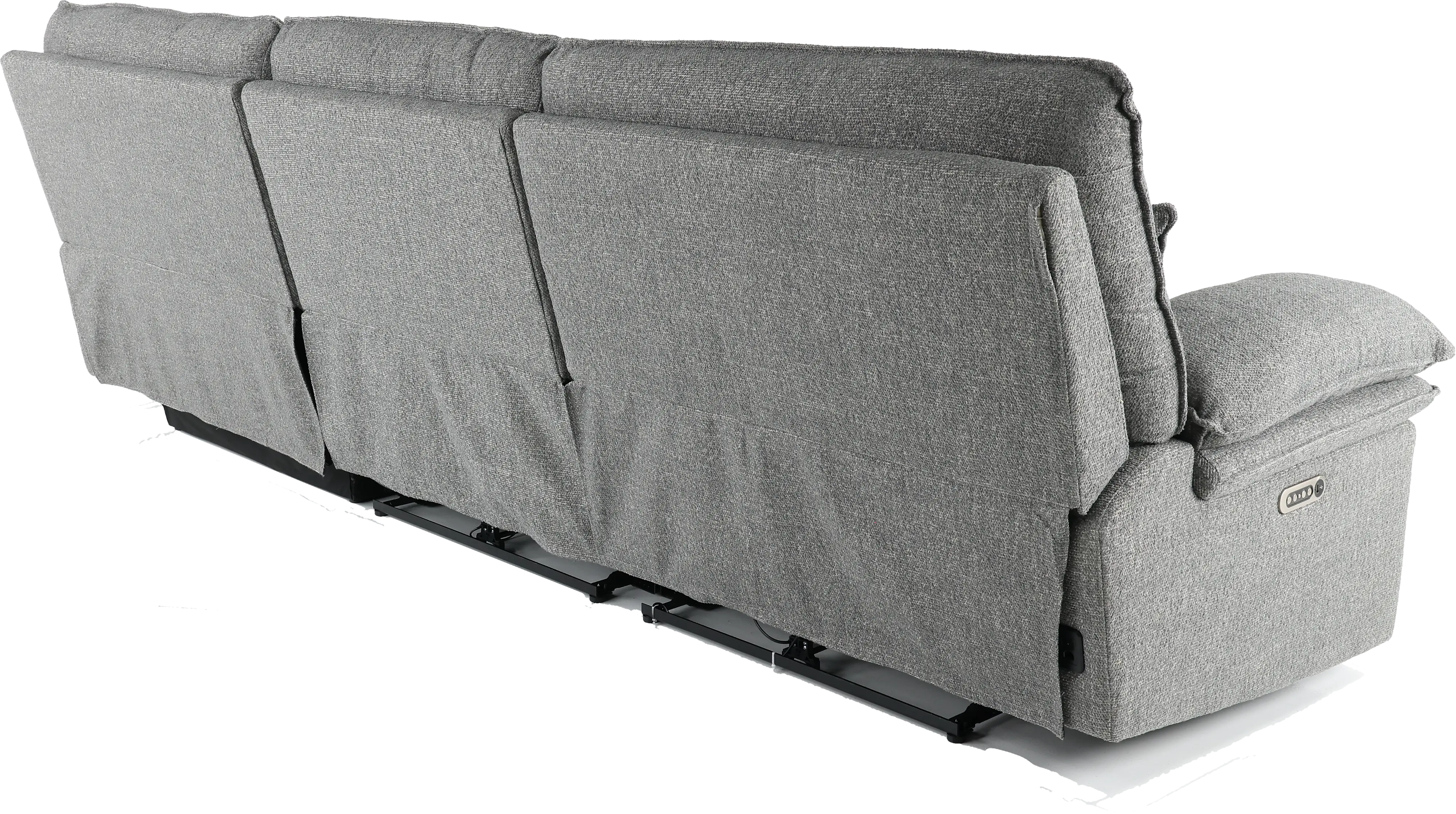 Merino Charcoal Gray 3-Piece Right Chaise Power Reclining Sofa-7