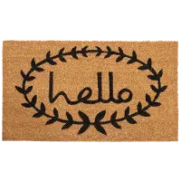 121812436 Calico Hello Doormat