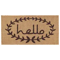 121813672 Calico Hello Doormat