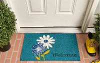 121861729 Daisy Welcome Doormat