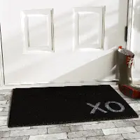 122221729 Black XO Doormat