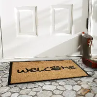 102742436 Welcome Paw Doormat