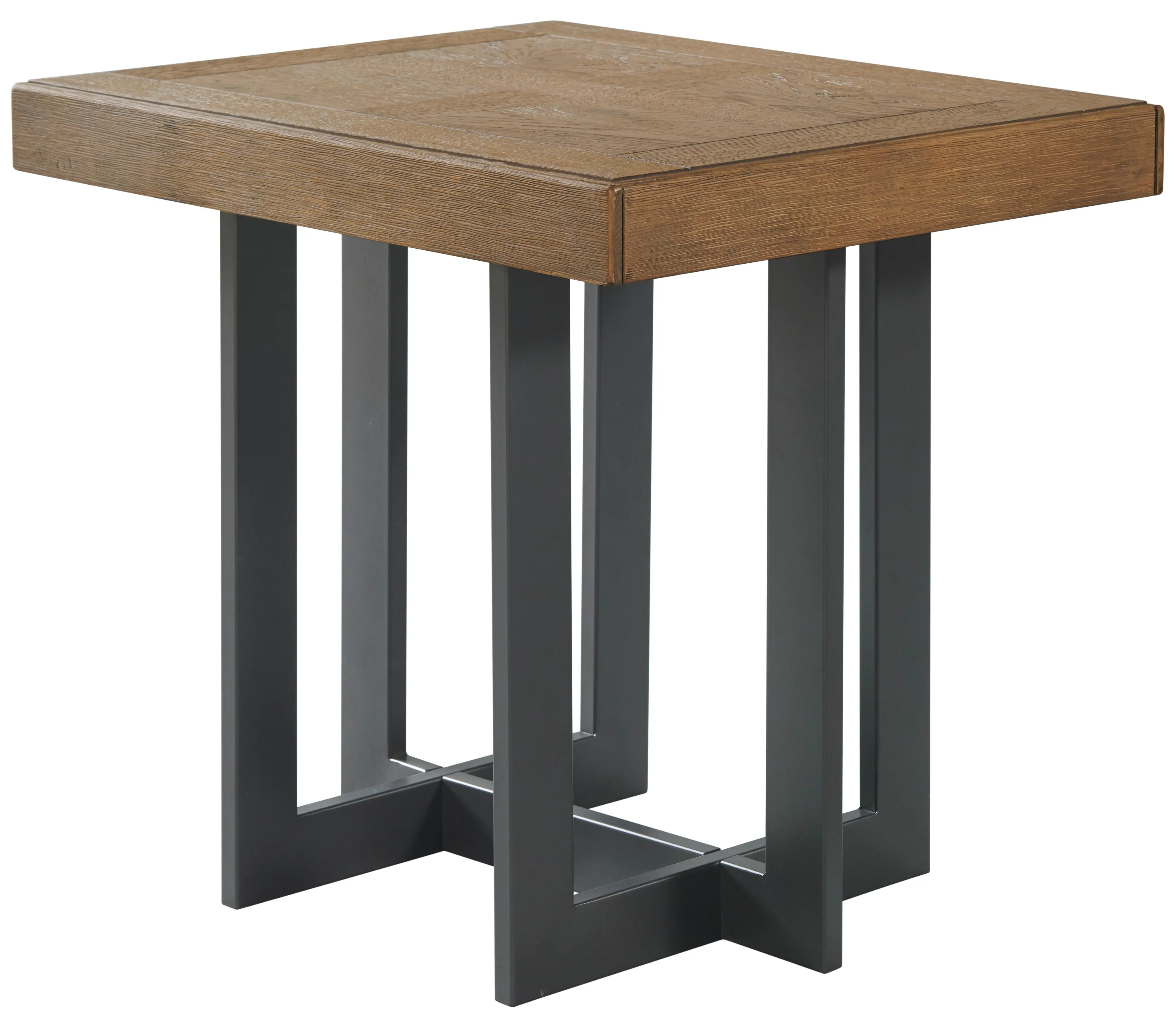 Eden Brown and Black End Table-1