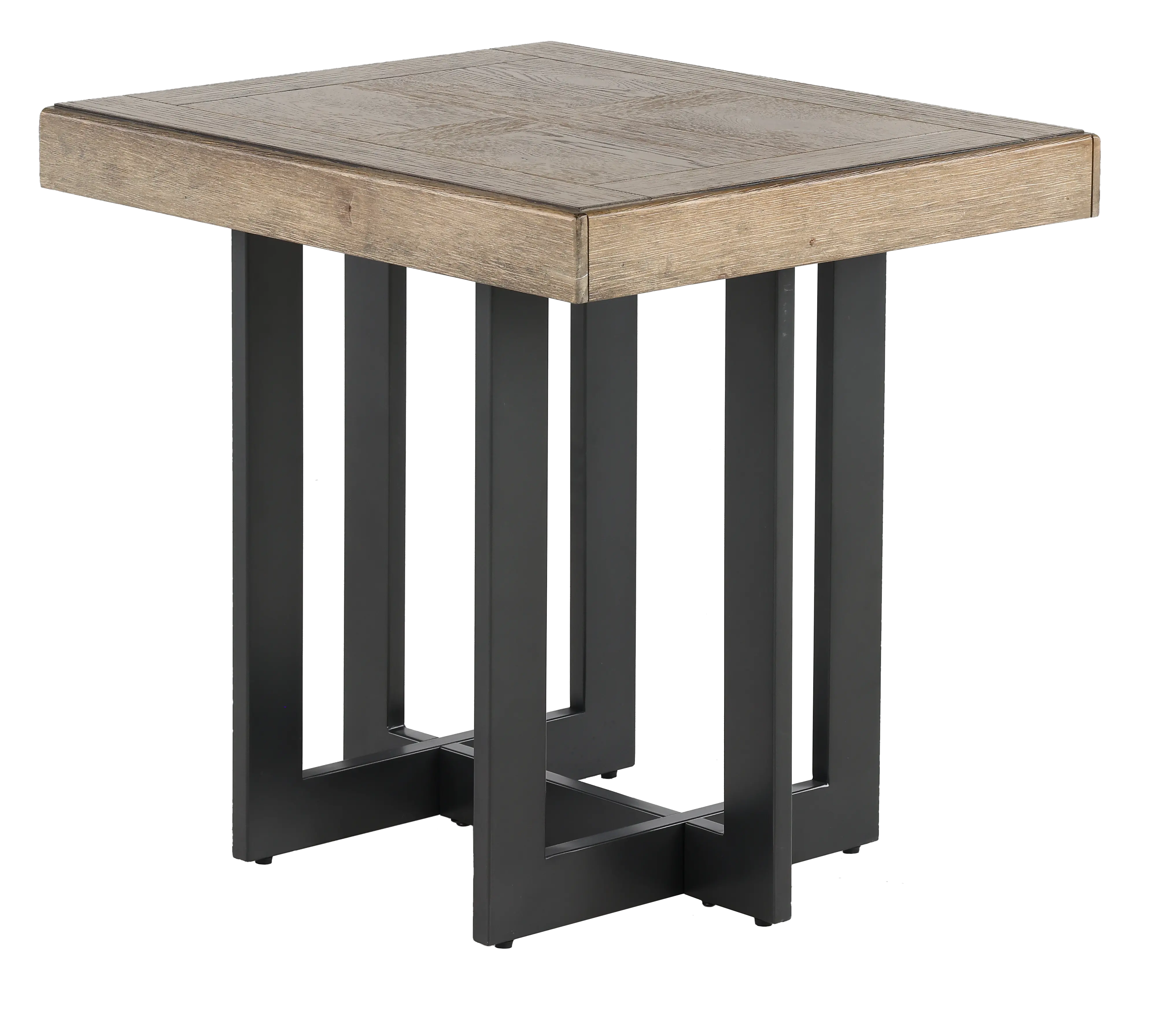 Eden Brown and Black End Table-3