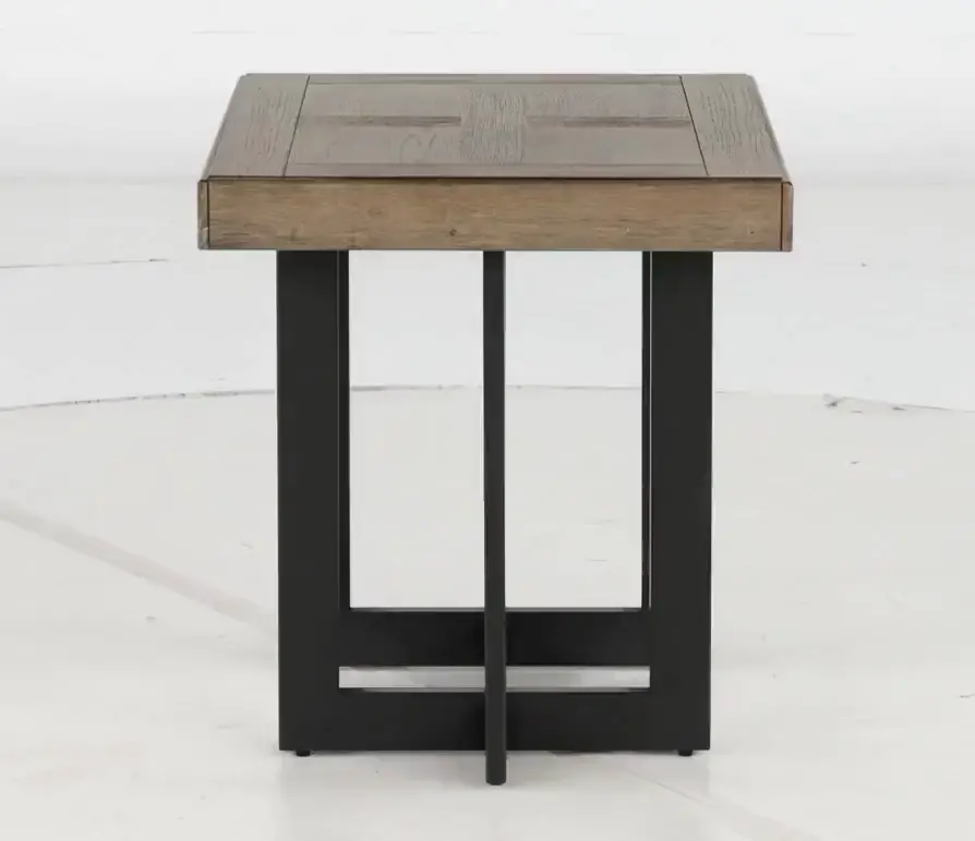 Eden Brown and Black End Table-9