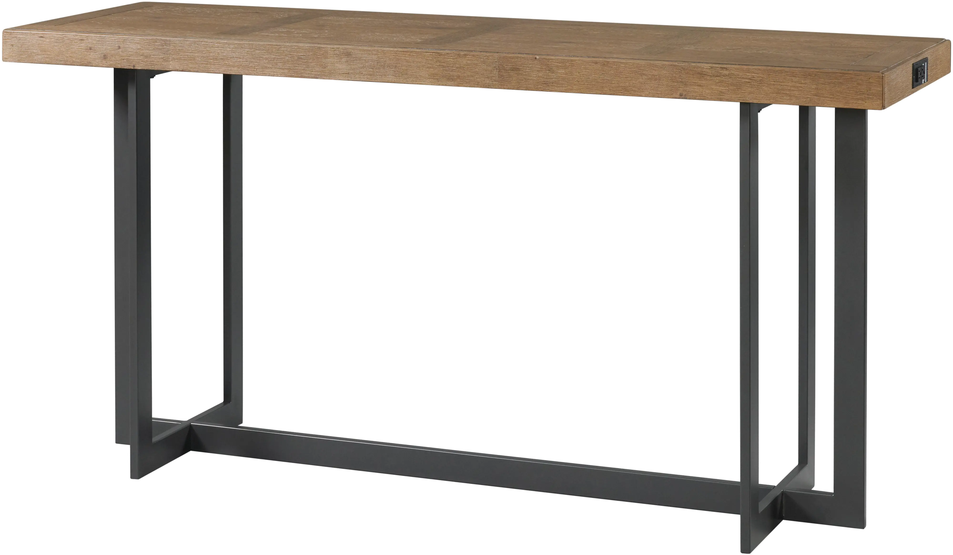 Eden Brown and Black Sofa Table-1