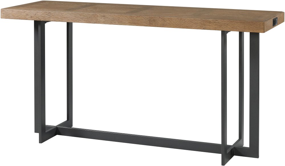 Eden Brown and Black Sofa Table