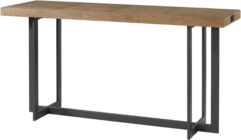 Eden Brown and Black Sofa Table