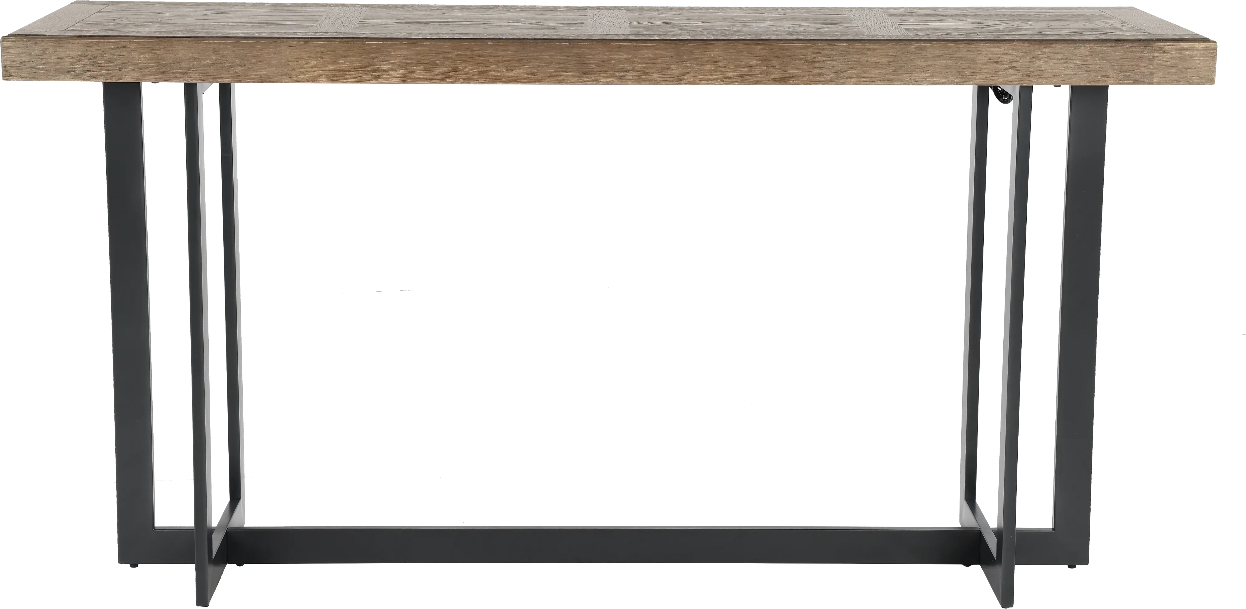 Eden Brown and Black Sofa Table-2