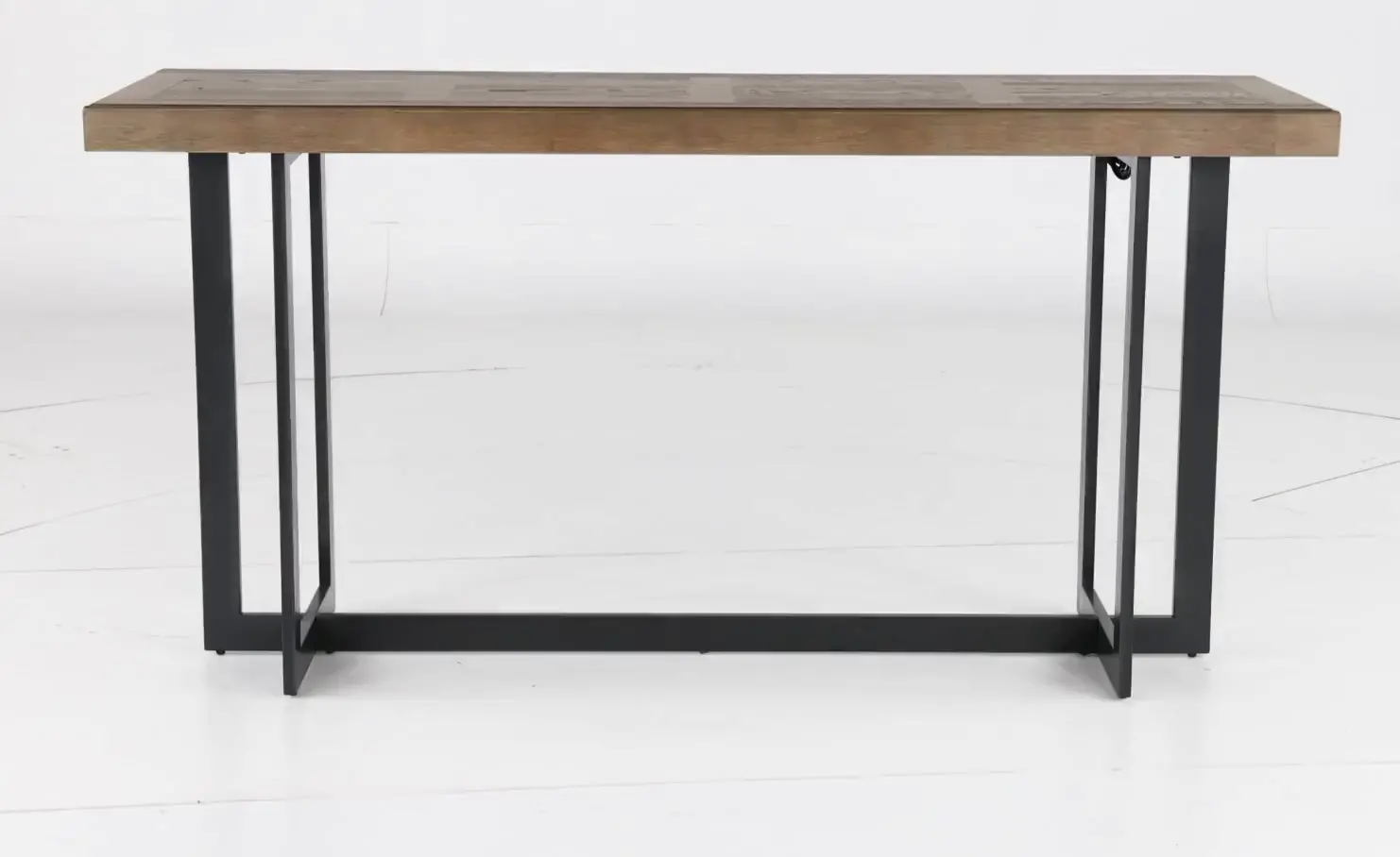 Eden Brown and Black Sofa Table-8