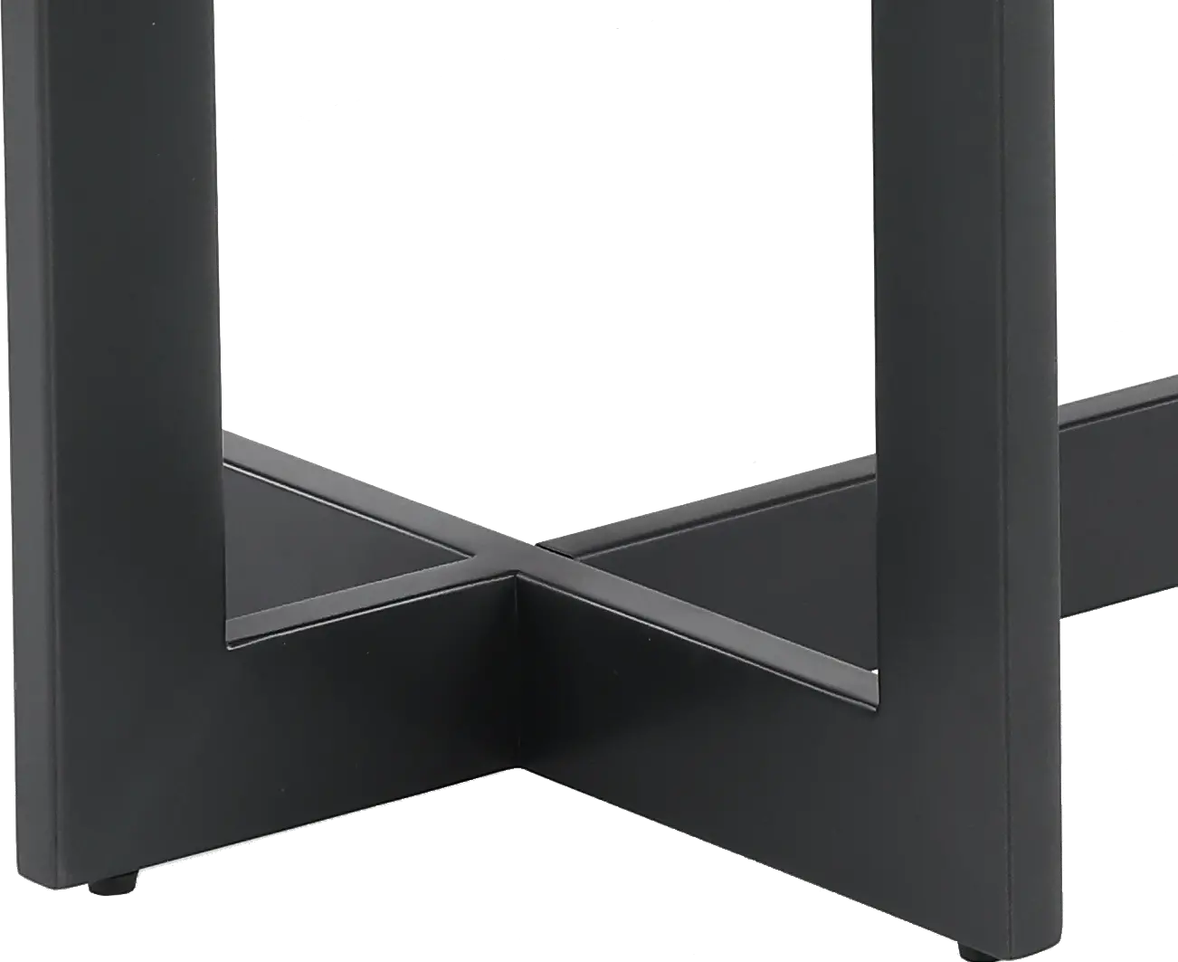 Eden Dune Sofa Table With Upholstered Stools-11