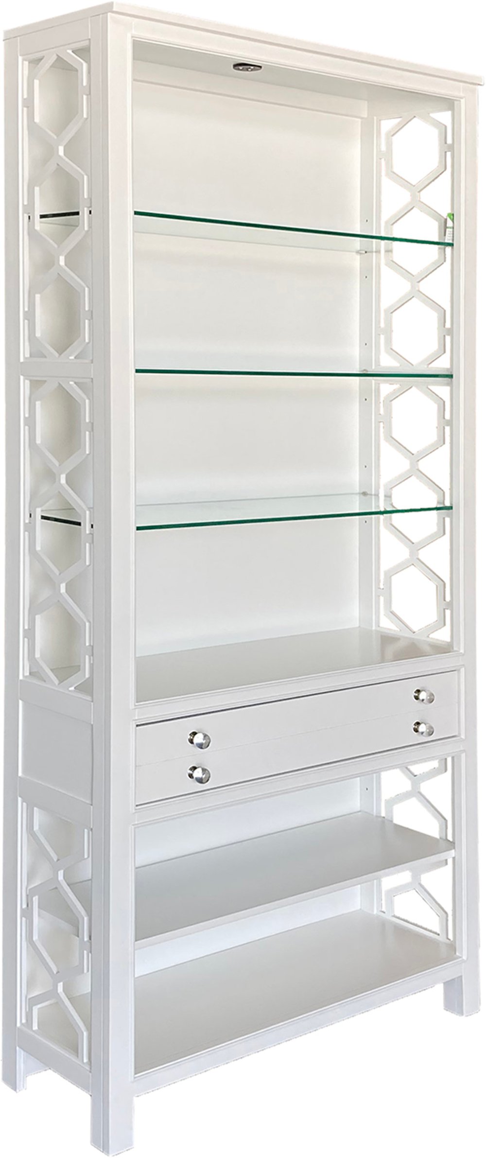 Arbor Paris White Bookcase