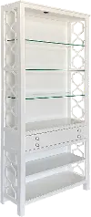 Arbor Paris White Bookcase