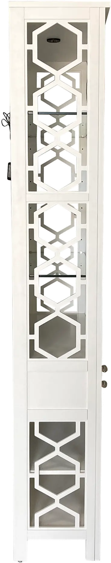 Arbor Paris White Bookcase-2