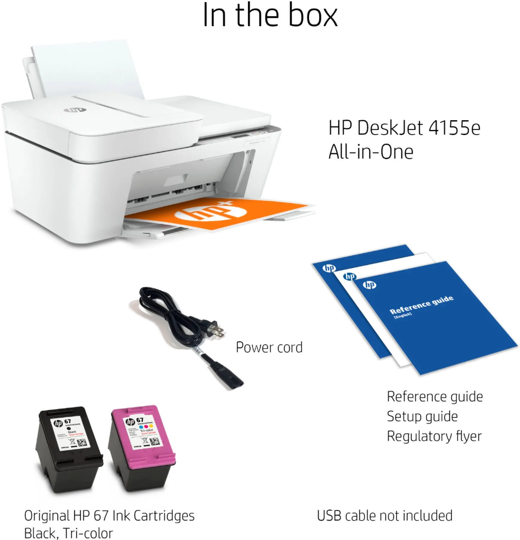 HP DJ PLUS 4155E DeskJet 4155e Wireless All-In-One Inkjet Printer-7