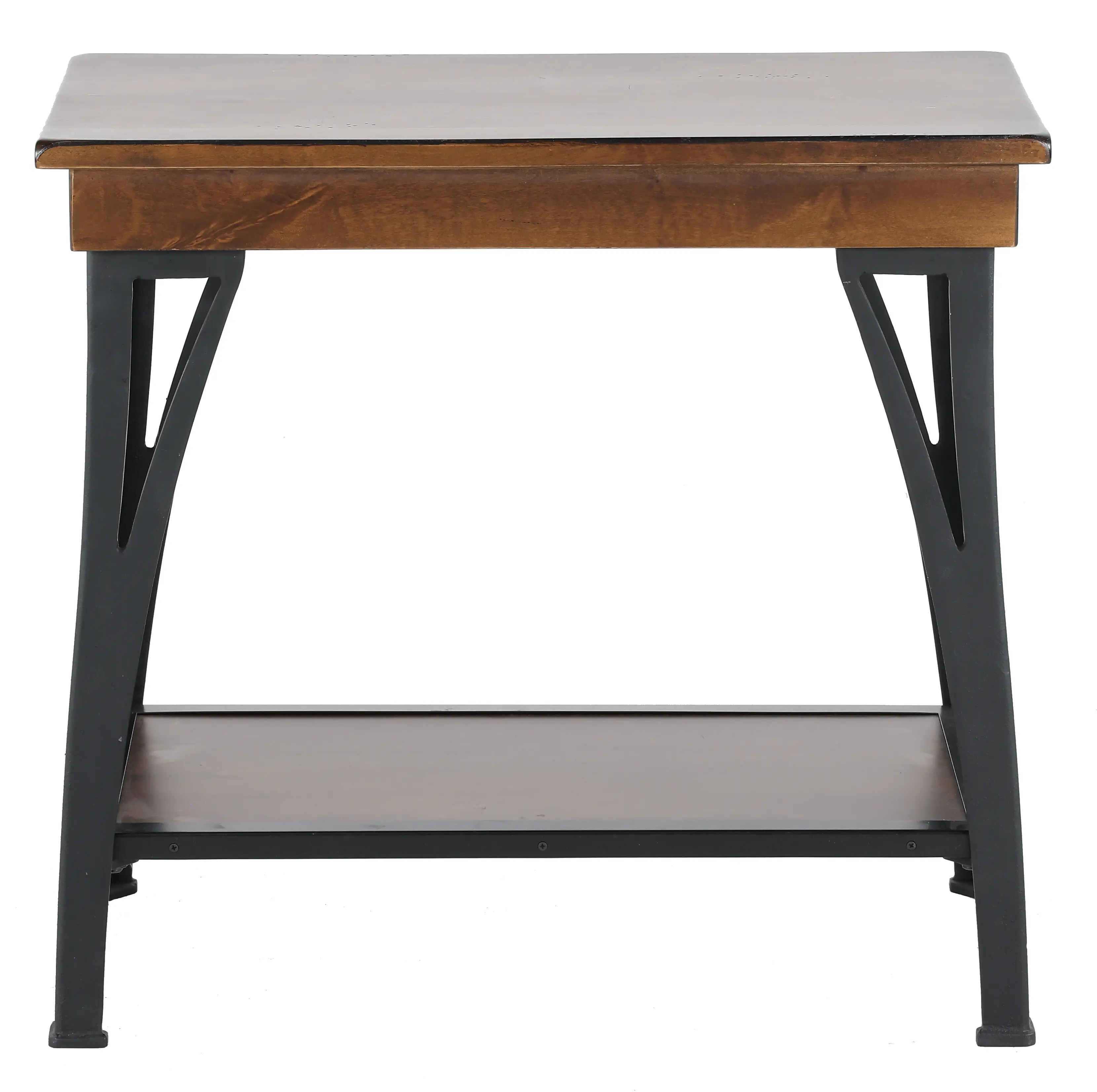 District Black and Brown Side Table-4