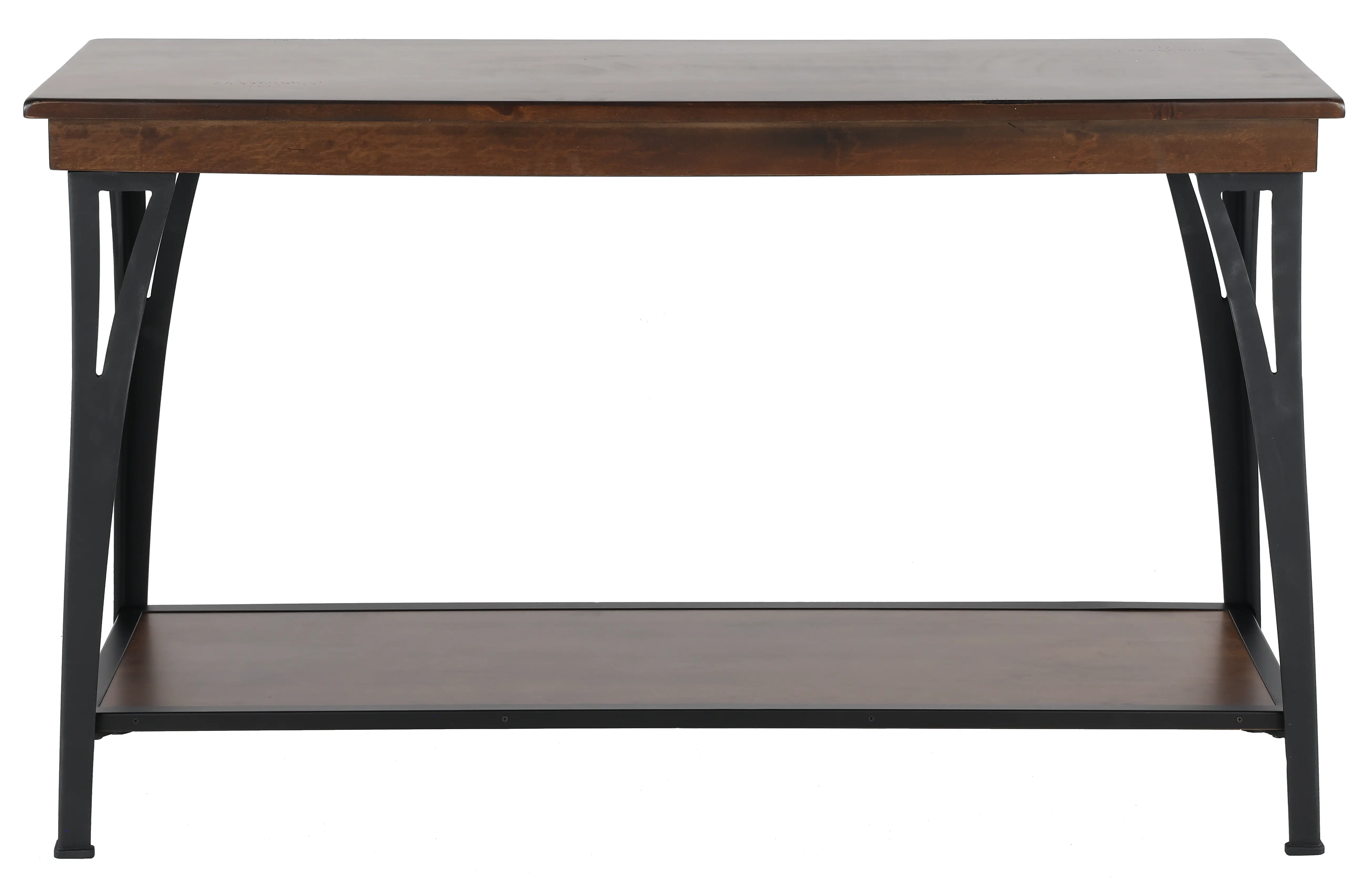 District Black and Brown Sofa Table-2