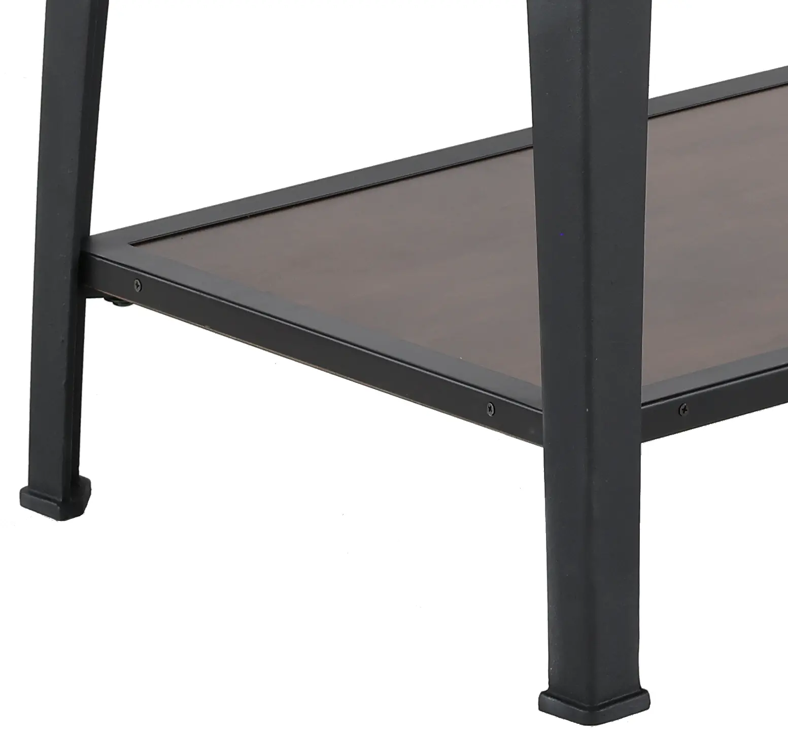 District Black and Brown Sofa Table-5