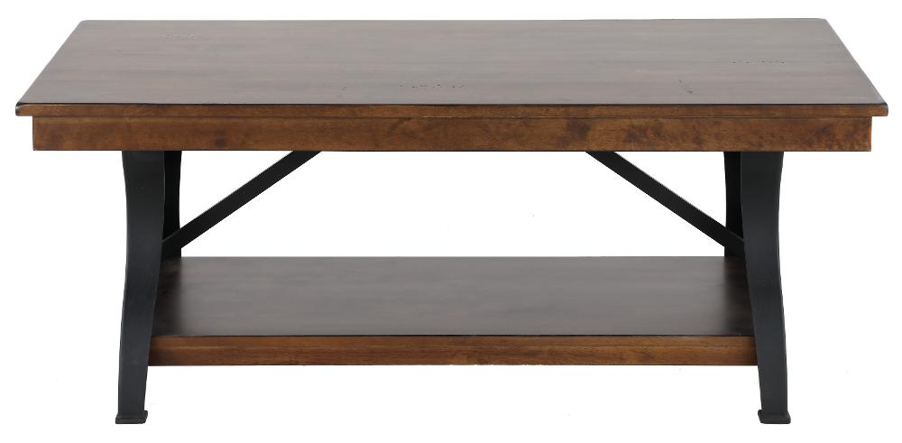 District Black and Brown Coffee Table