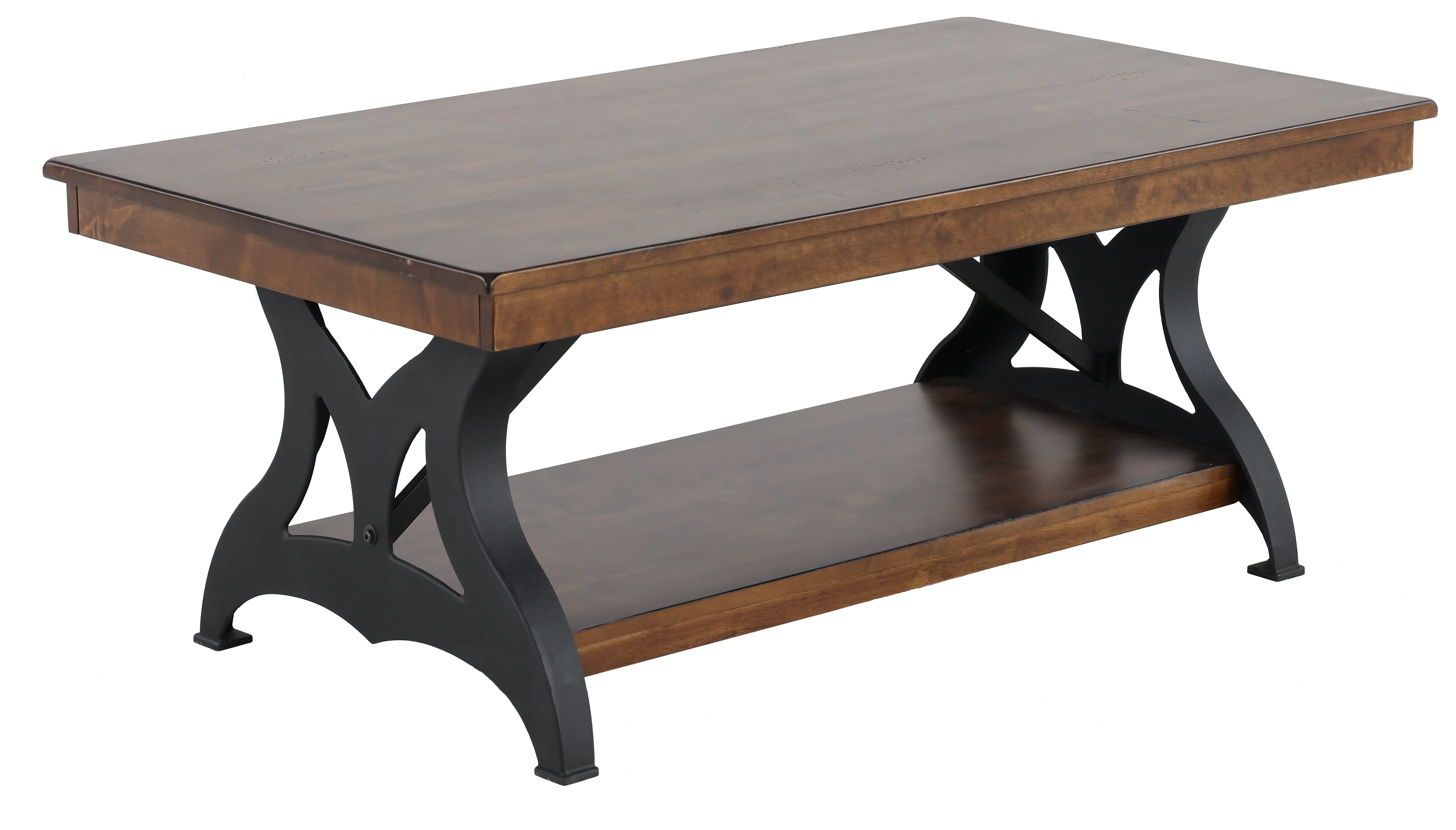 District Black and Brown Coffee Table-2