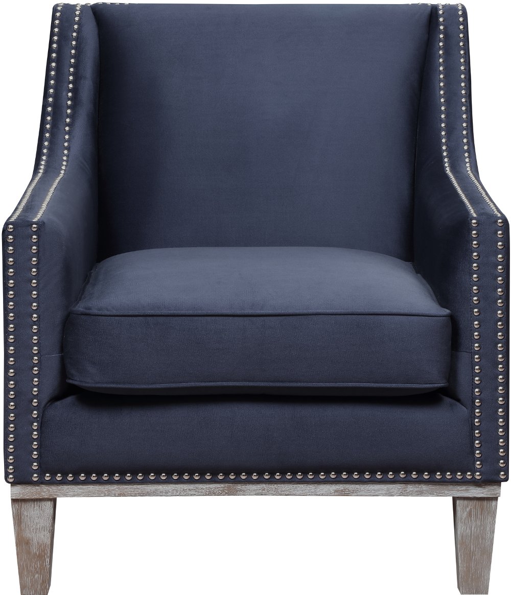 Navy Aster Accent Chair