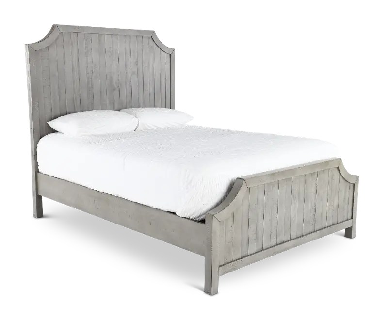 Beach House Gray Queen Bed
